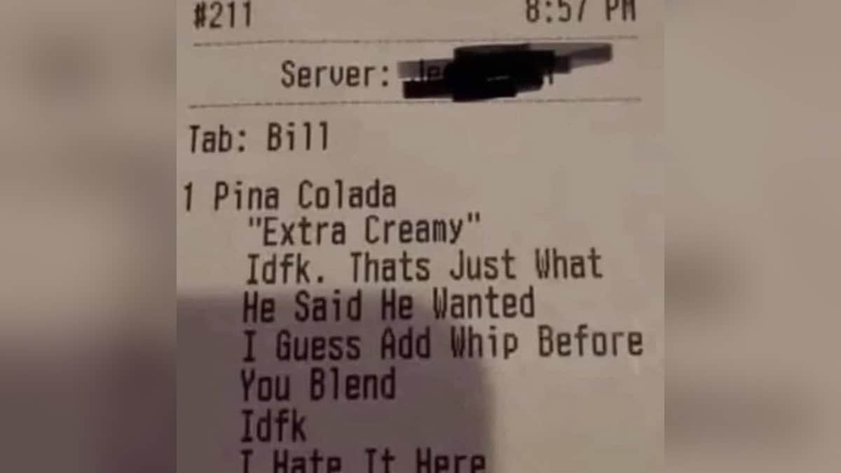"I Hate It Here": Bartender's Hilarious Response To Customer's Pina Colada Request