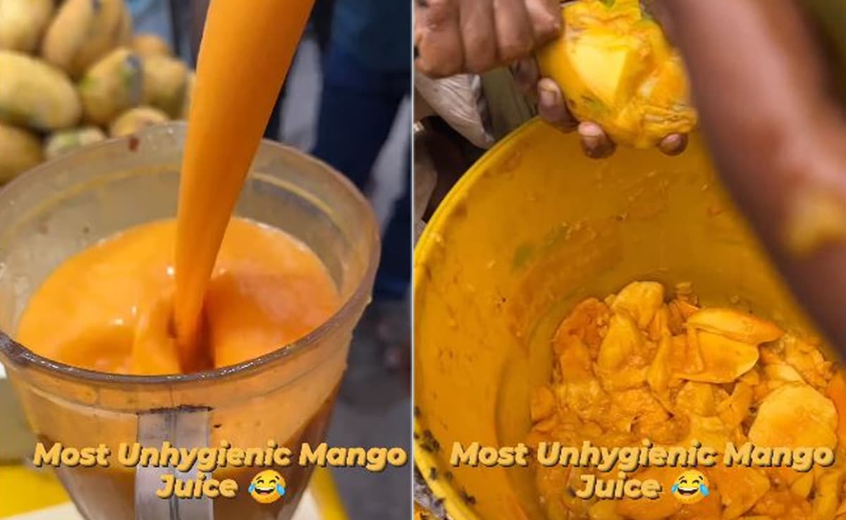 57i64n0o mango Street Vendor Preparing Mango Juice In Unhygienic Way Divides Internet