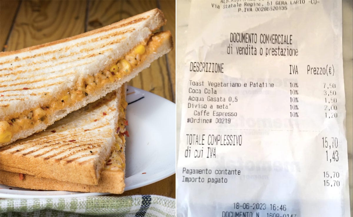 Wait, What? Tourist Billed Rs 180 In Italy For Requesting Sandwich To Be Cut In Half