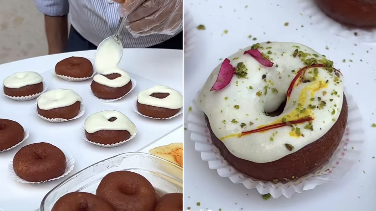 ugdi6pog gulab Ahmedabad Sweet Shop's Unique Gulab Jamun Doughnut Gets Thumbs Up Online