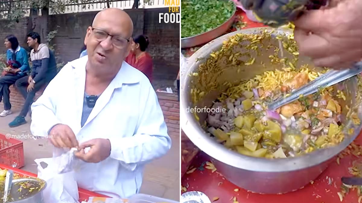 Watch: Delhi's Bhelpuri Wala Goes Viral For His 'Infectious' Humour